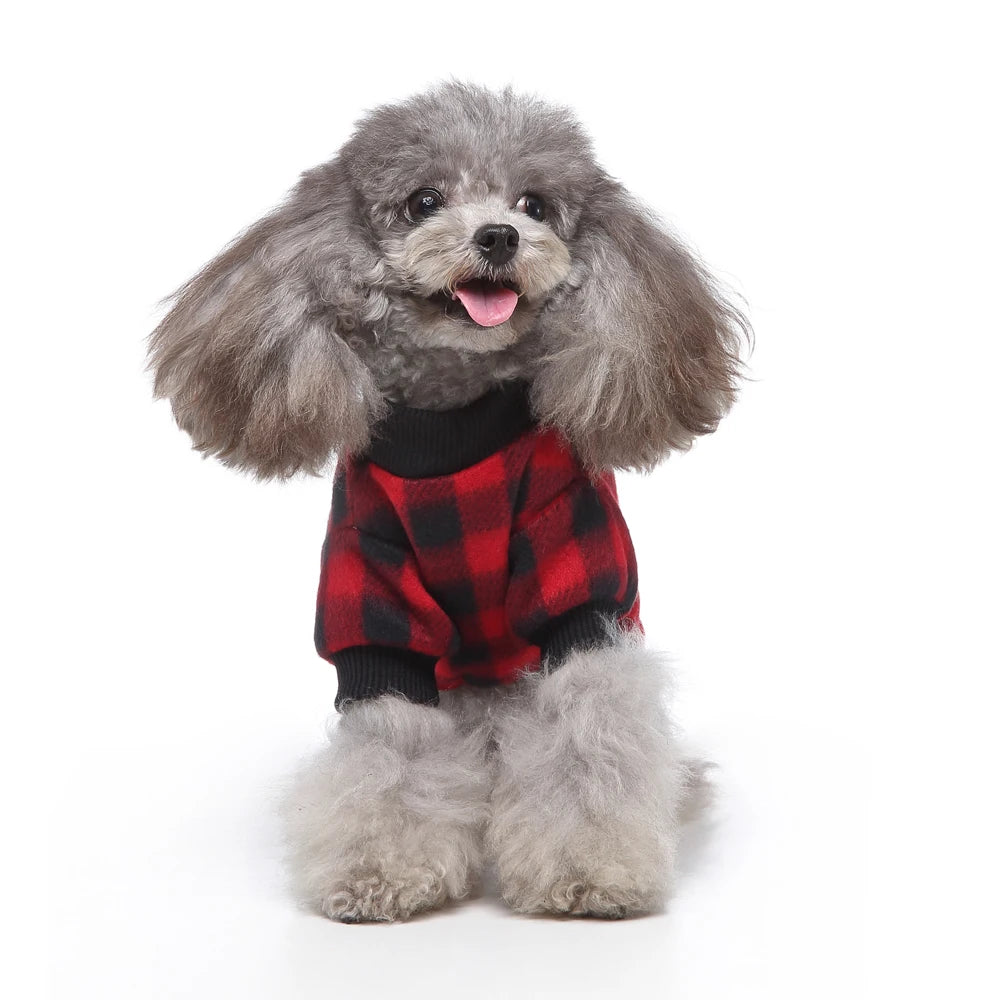 Dog Winter Pajamas Pomeranian Overalls Pajamas Halloween Print Warm Jumpsuits for Small Puppy Clothes for Dogs Chihuahua