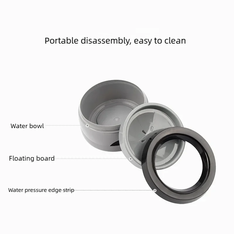 Pet Dog Bowls Floating Not Wetting Mouth Cat Bowl No Spill Drinking Water Feeder Plastic Portable Dog Bowl dog accessories